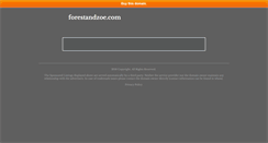 Desktop Screenshot of forestandzoe.com
